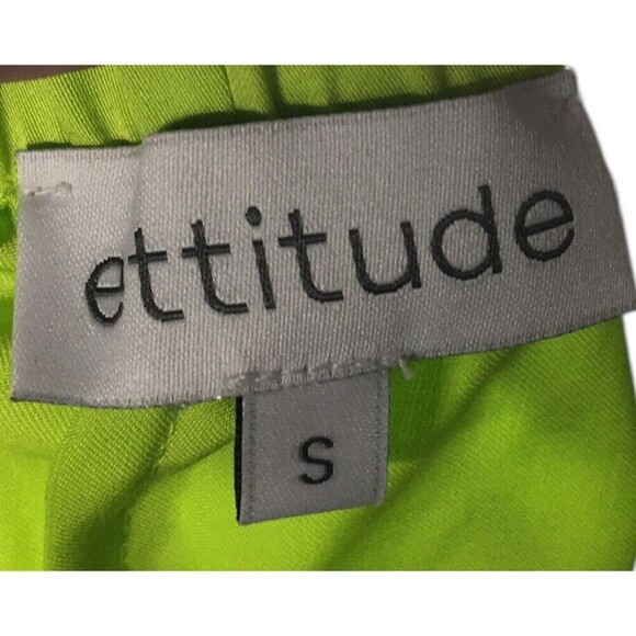 Ettitude Shorts Women's Size Small Green Stretch 100% Bamboo Lyocell Light - Picture 4 of 6